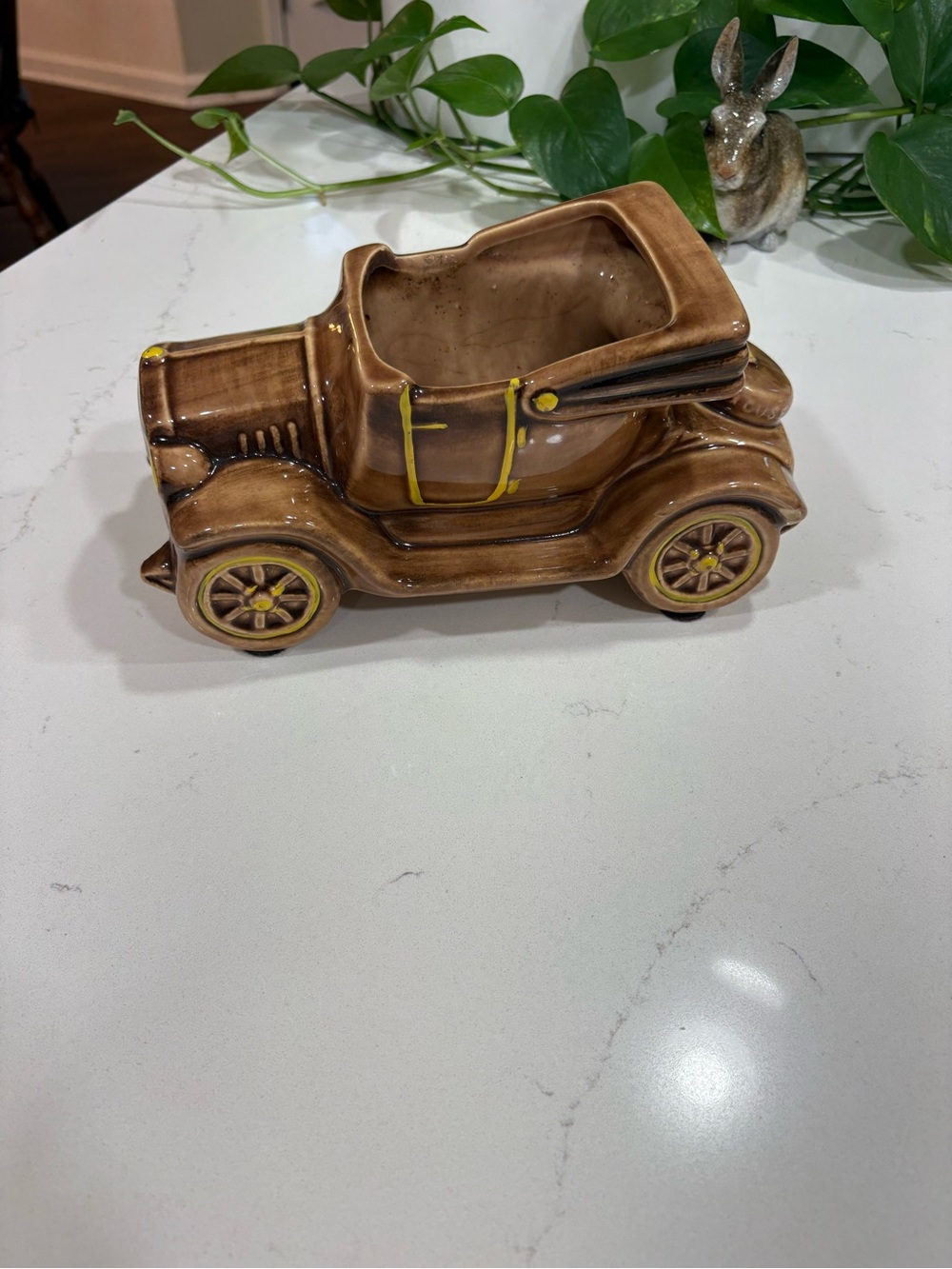 Vintage McCoy Pottery Convertible Car Planter